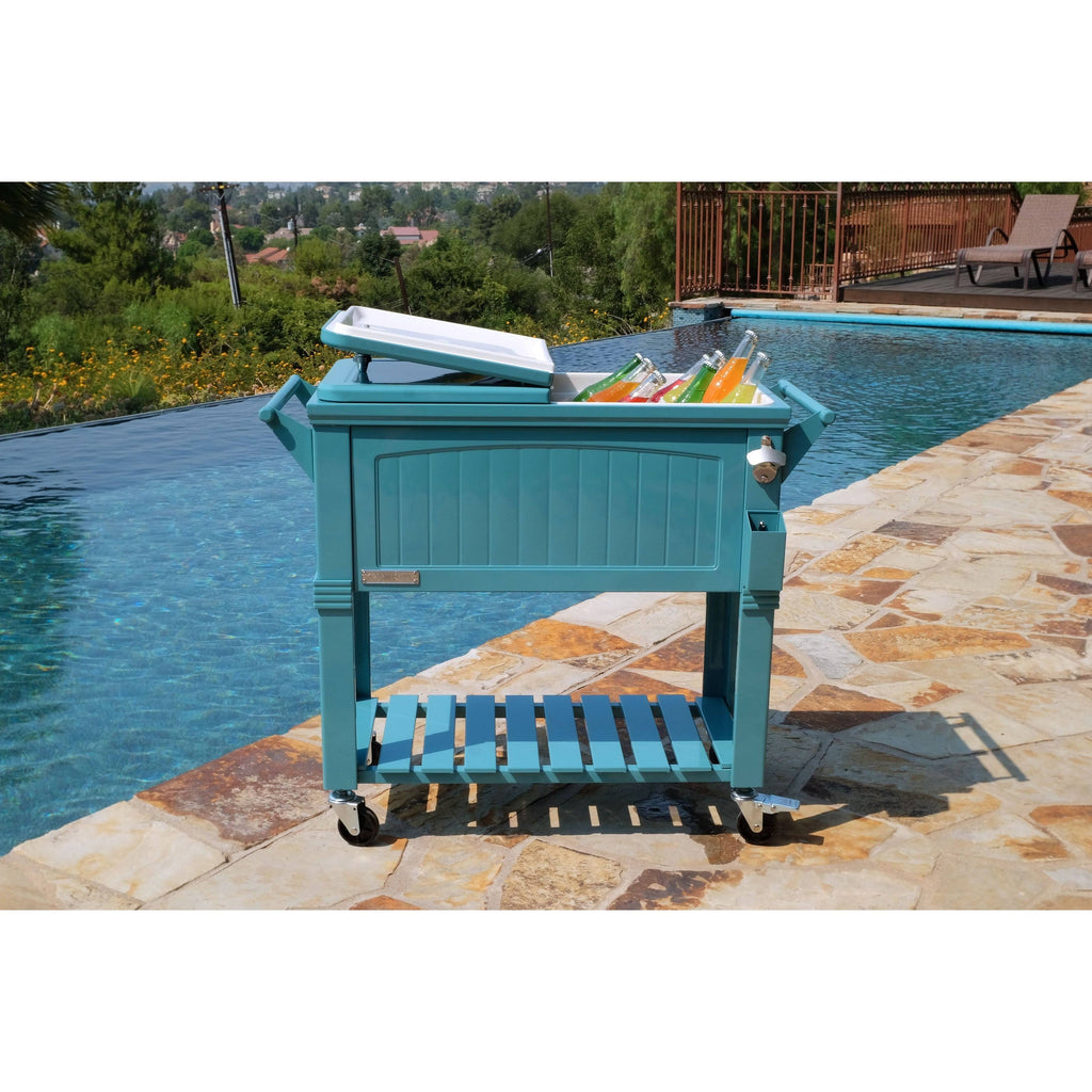 Portable Rolling Patio Cooler 80 qt. X878