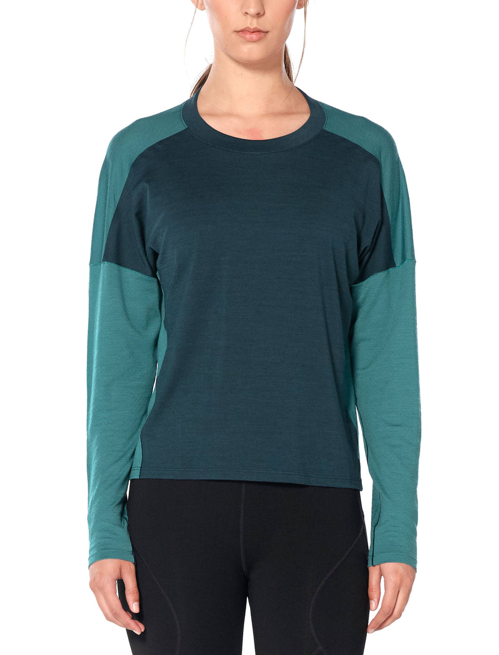 Nightfall Blue Spruce Long Sleeve Crewe K26488