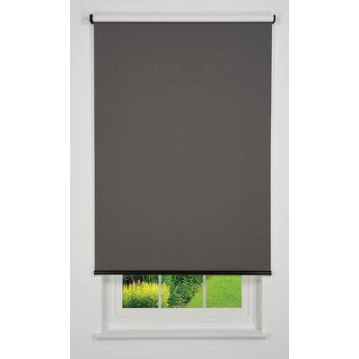 Dark Gray Cordless Blackout Roller Shade Y415262