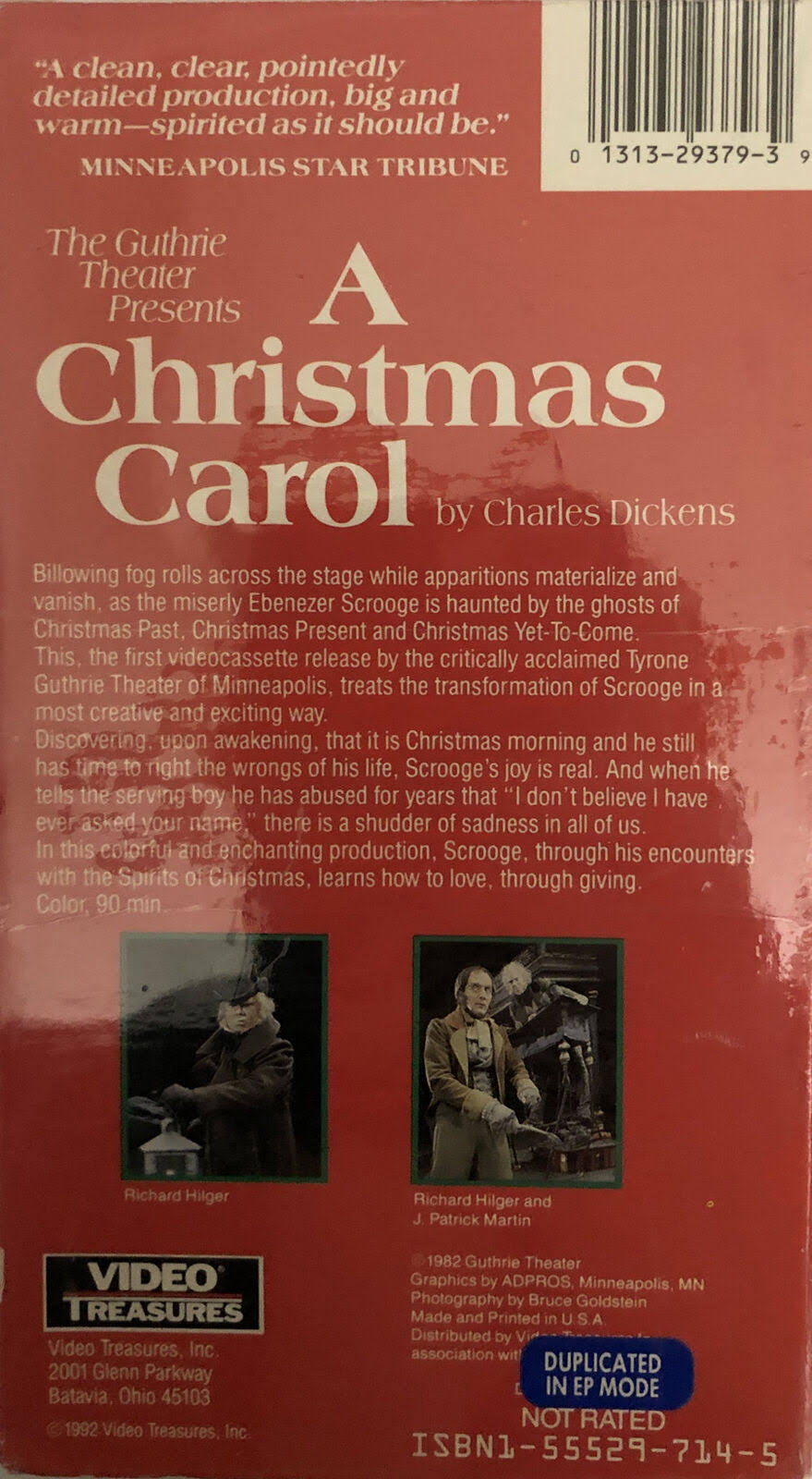 A Christmas Carol Charles Dickens (VHS 1982) A33203