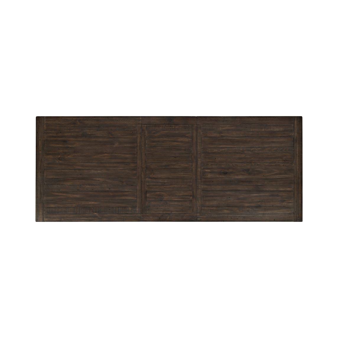 Vintage Black Rectangle Ext Table Q76239