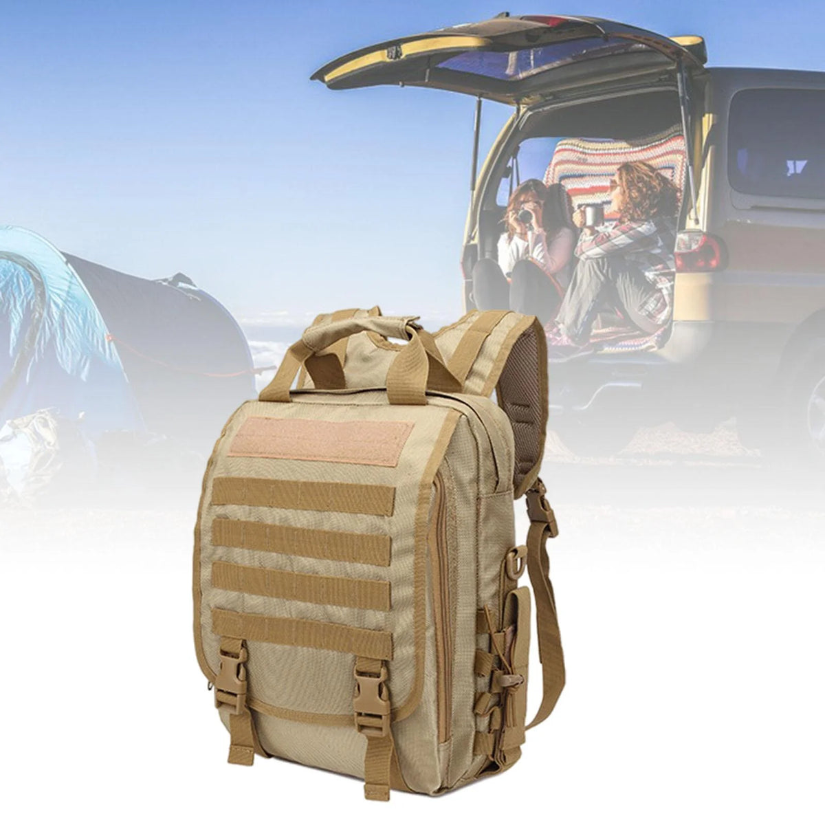 Khaki 10L Waterproof Backpack N232484