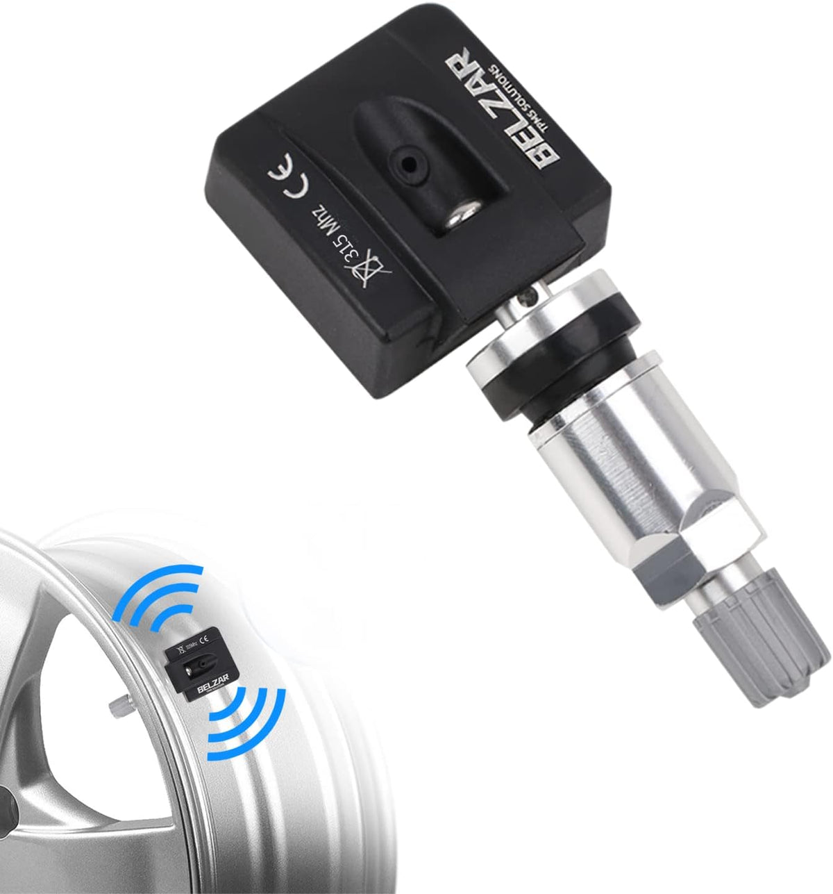 TPMS Preprogrammed 315MHz Tire Pressure Sensors 4 Pack L6750