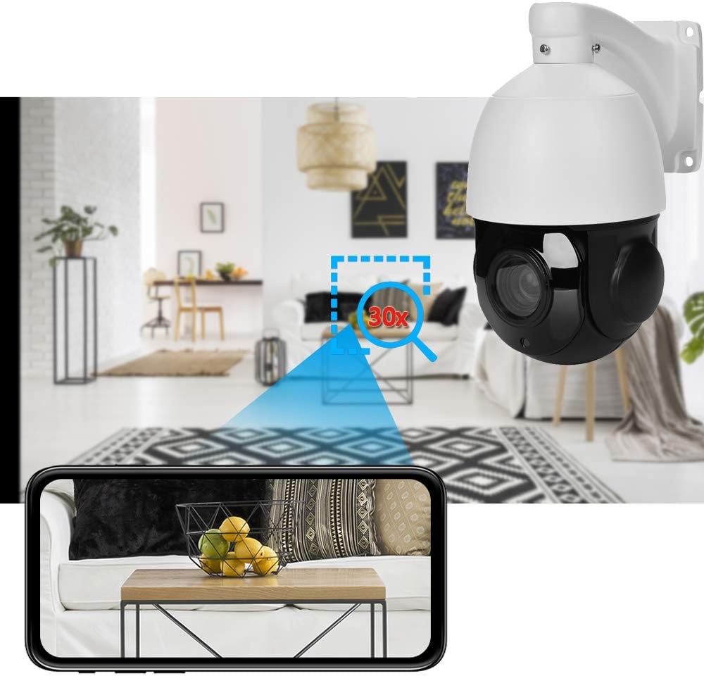4K PTZ 8MP Security Camera with 30x Optical Zoom and Night Vision G5636