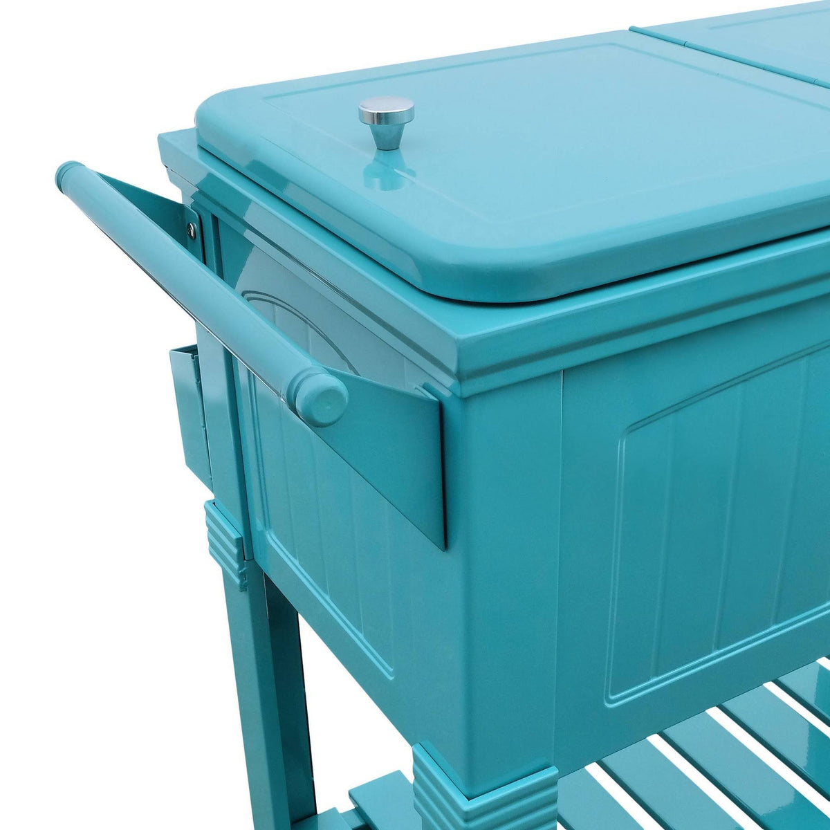 Portable Rolling Patio Cooler 80 qt. X878