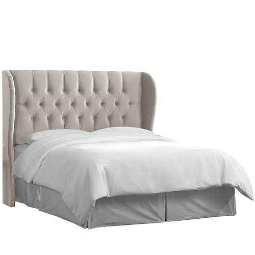Brown Tufted Wingback Headboard California King F209550