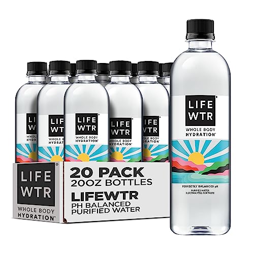 16.9 Fl Oz Purified Water with Electrolytes (Pack of 12) H15966