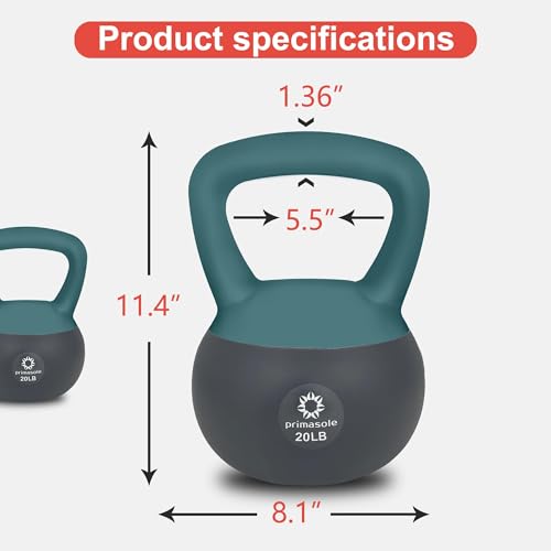 Soft Kettlebell 20lbs Anti Slip Hand Kettlebell Weights F979588