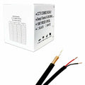 1000 ft. Siamese RG59 Coaxial CCTV Combo Cable Black H4811