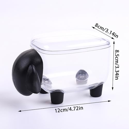 Sheep Shaped Toothpick Cotton Swab Storage Box B395360