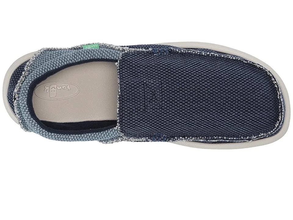 Navy Blue Canvas Chiba Shoes R195477