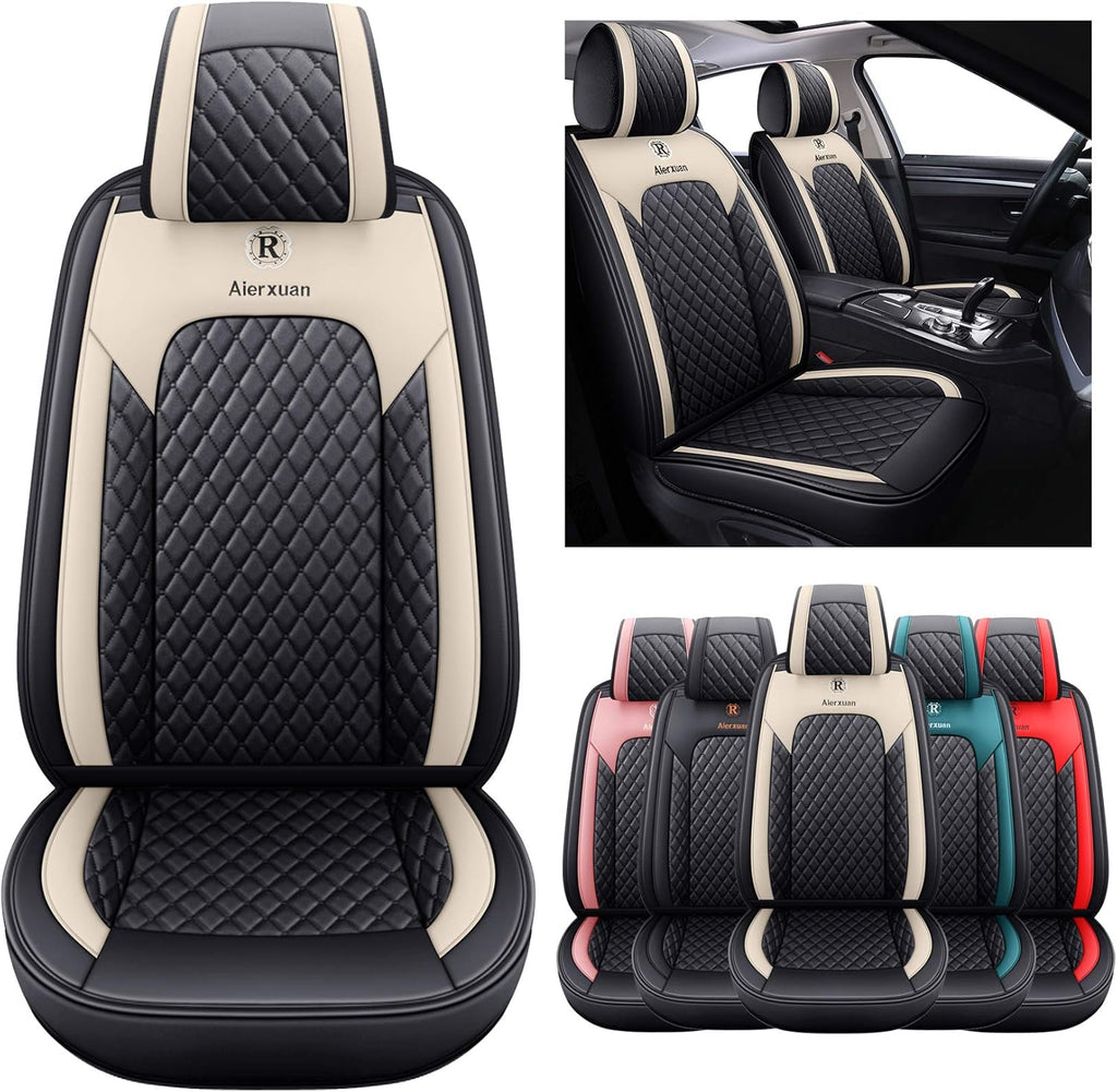 2 PCS Front Leather Waterproof Universal Seat Covers R588