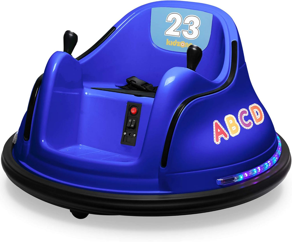 Dark Blue 12V Electric Ride On Bumper Car with Remote Control Z9248
