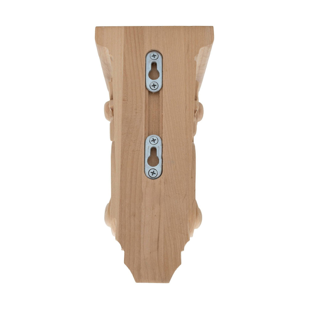 Unfinished Solid Alder Wood Corbel O6618