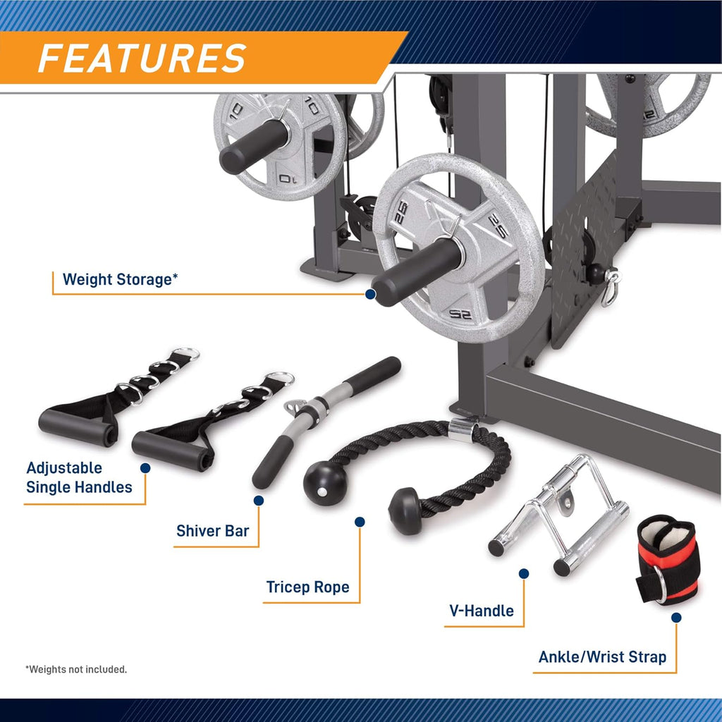 Gray/Brown Home Gym Equipment C72087