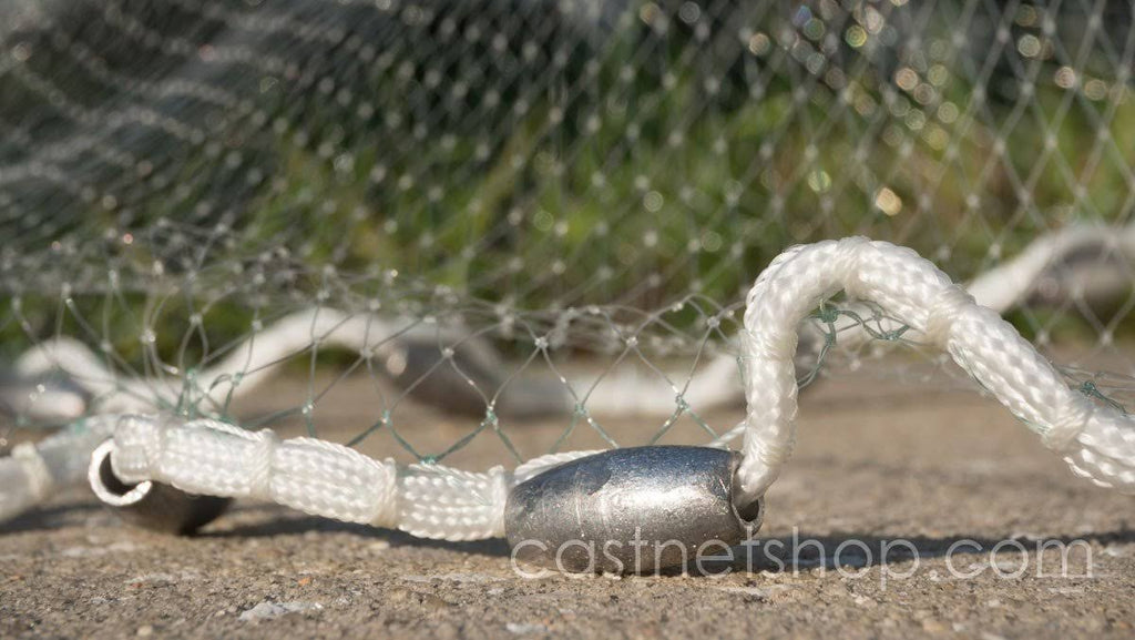 7& Spreader Cast Net 5/8 inch Mesh Clear Mono 1.5 lb Lead Wts O138514
