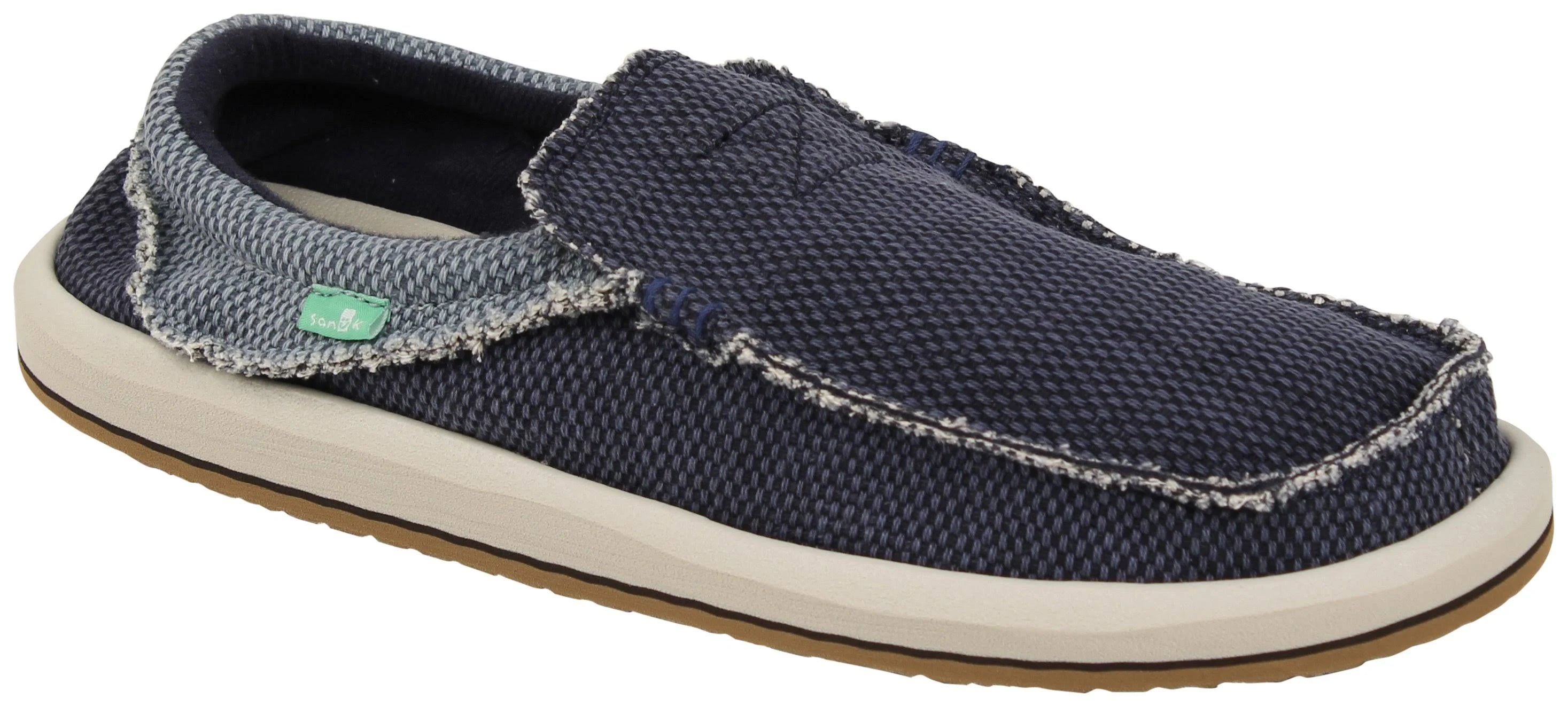 Navy Blue Canvas Chiba Shoes R195477