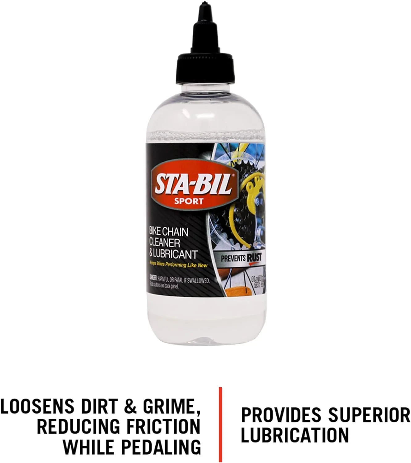 Bike Chain Cleaner & Lubricant, 8oz X512863