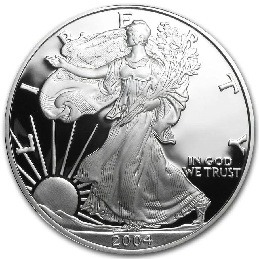 1 oz Proof Silver American Eagle with Box & COA T424
