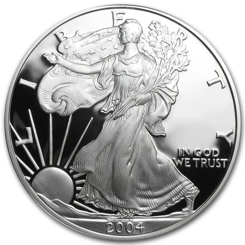 1 oz Proof Silver American Eagle with Box & COA T424