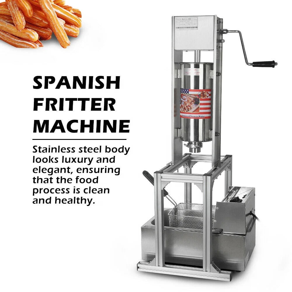5L Vertical Manual Churrera with Deep 6L Fryer S726674