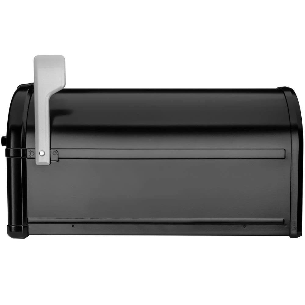 Black Post-Mount Mailbox N52503