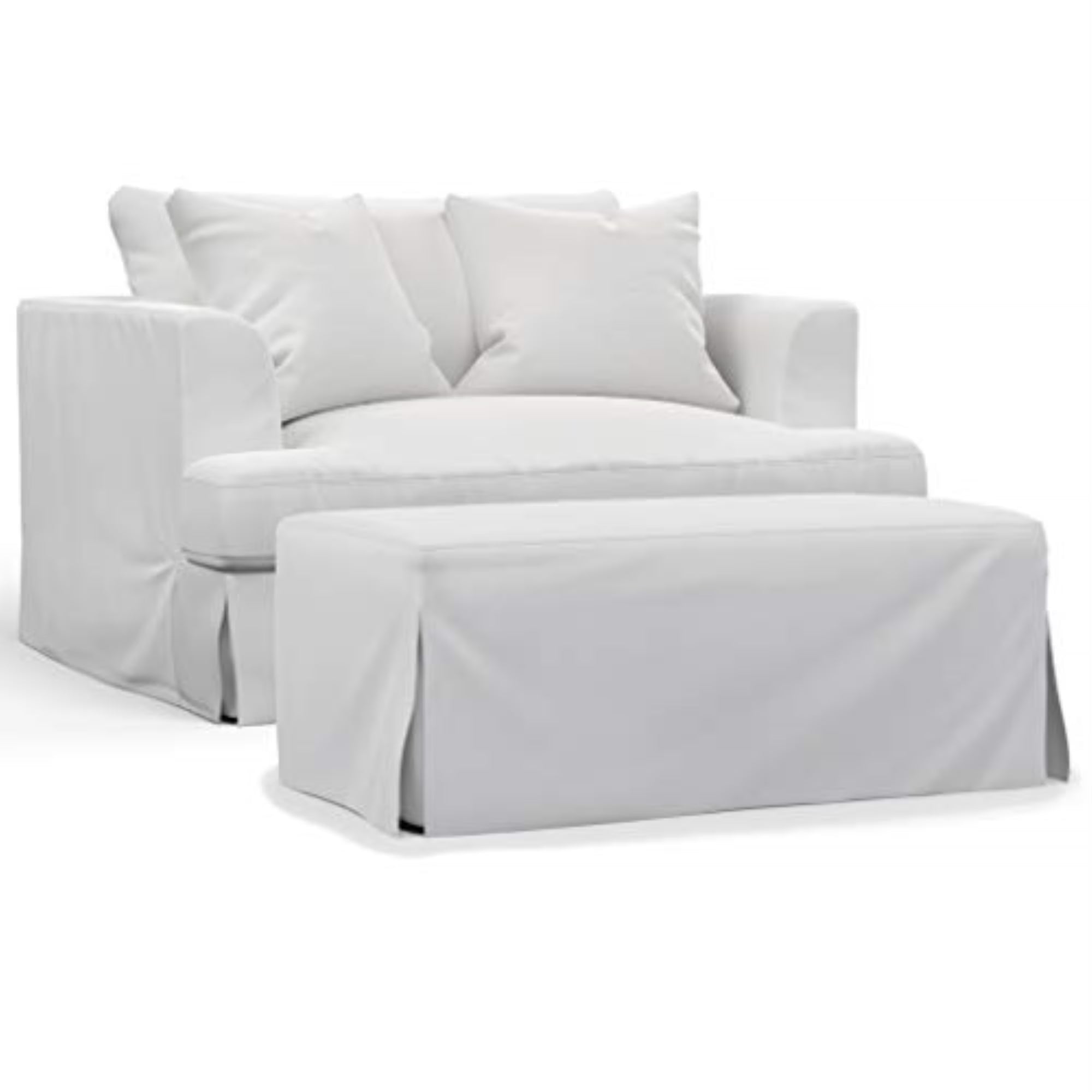 Replacement Slipcover Only for Chair and A Half with Ottoman G91216