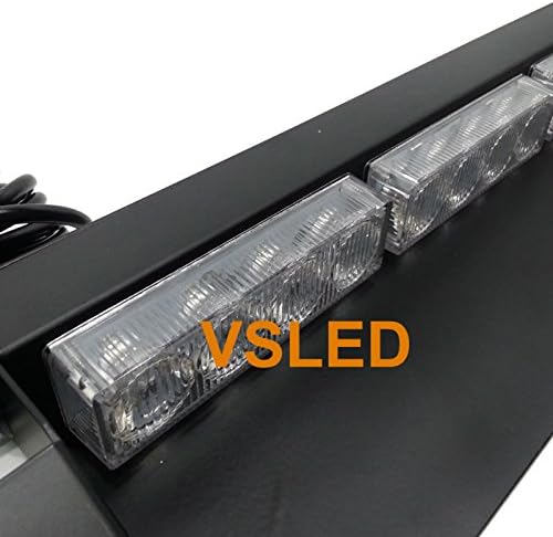 Pack of 2 LED Emergency Beacon Light Bar Q586233