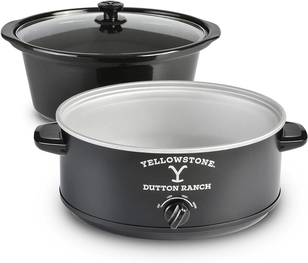 Matte Black 7qt Slow Cooker with Manual Heat Control G3536