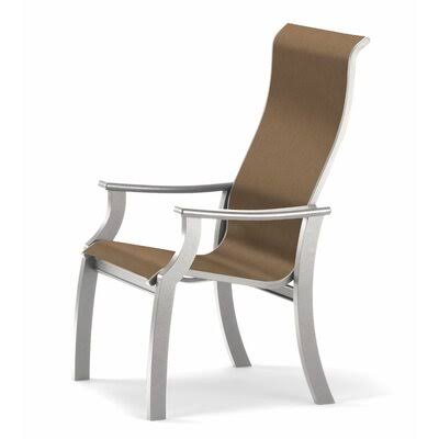 Stacking Patio Dining Armchair Textured Snow Parchment U8487