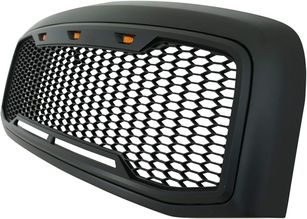 Matte Black ABS LED Mesh Grille U89395