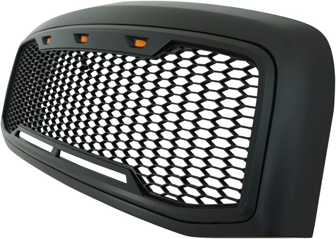 Matte Black ABS LED Mesh Grille U89395
