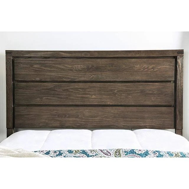 Rustic Brown King Bed O258195