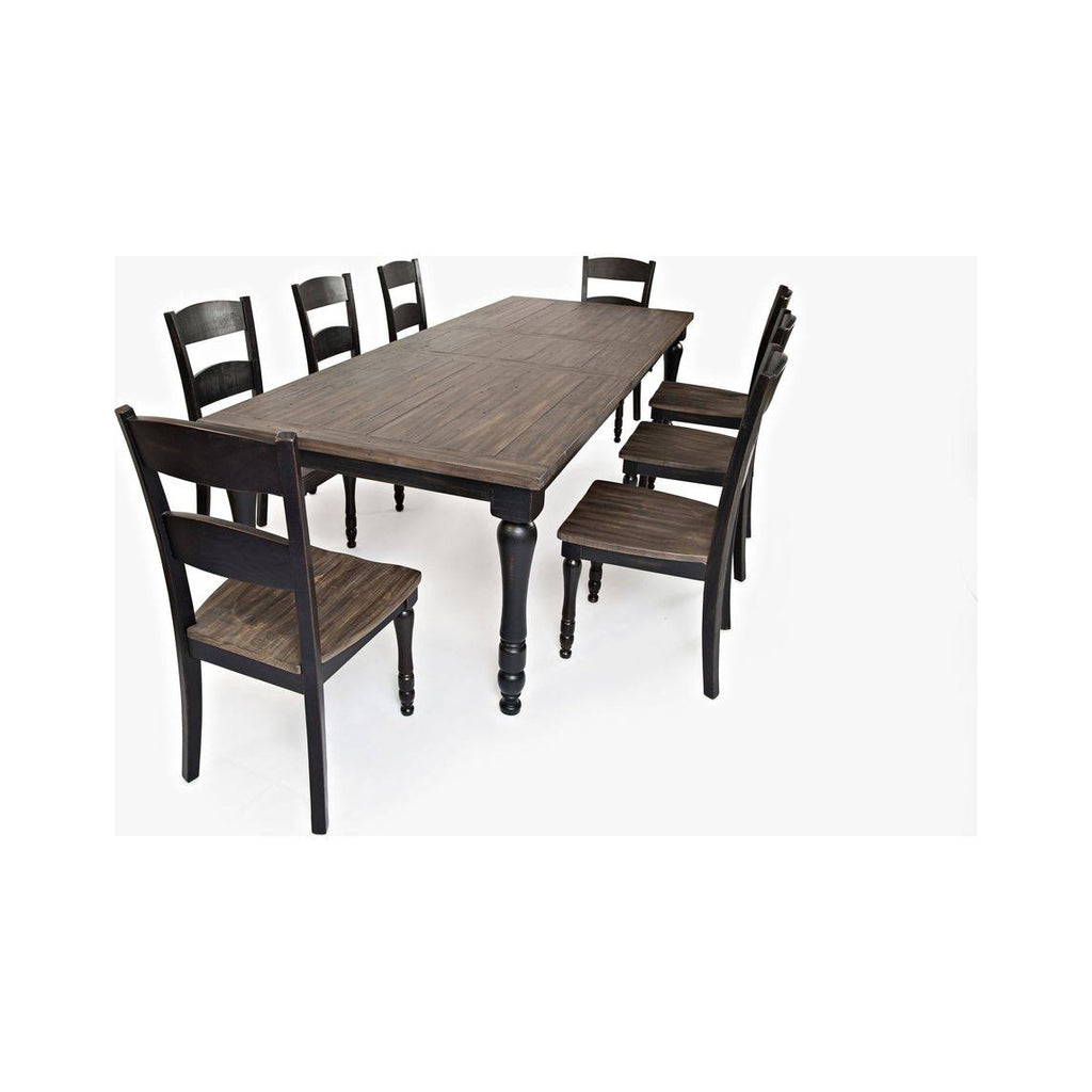 Vintage Black Rectangle Ext Table Q76239