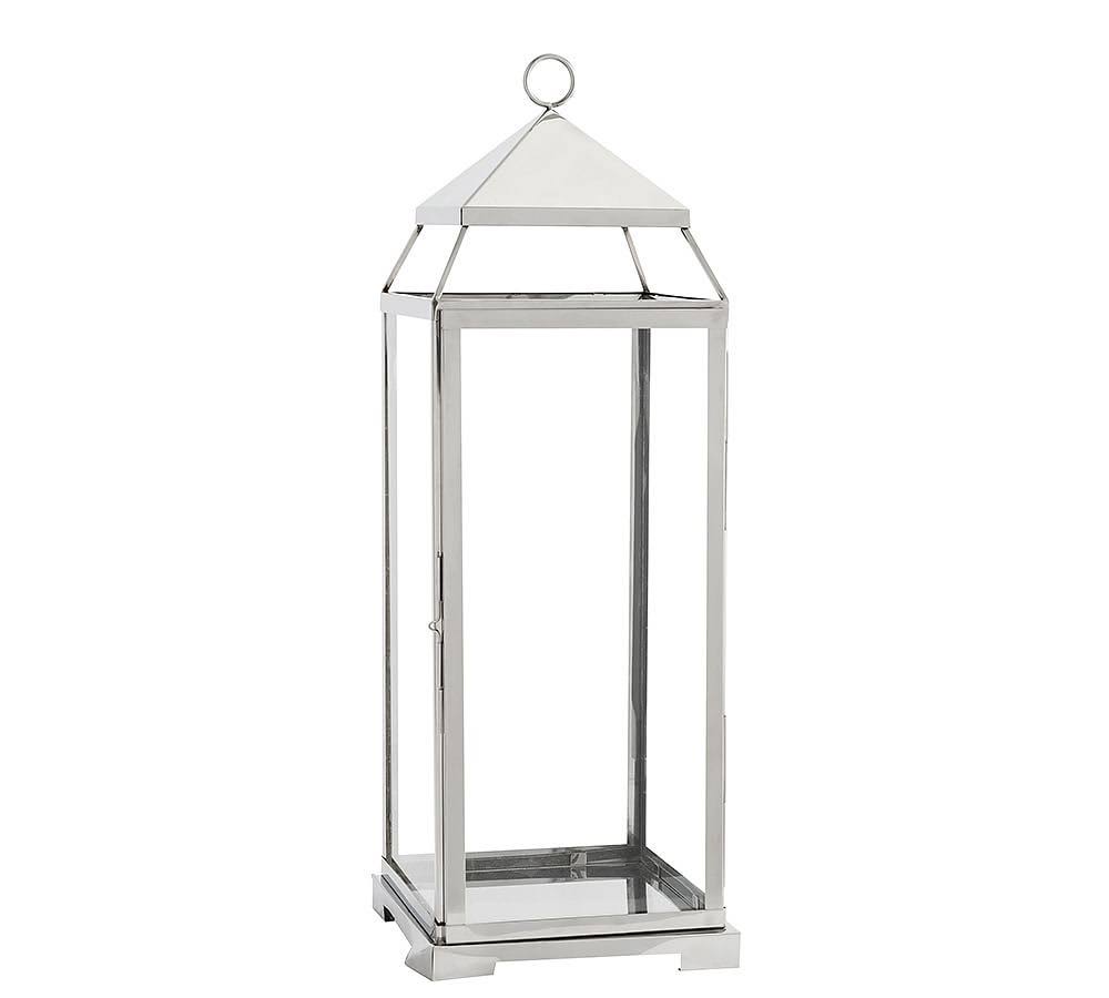 Silver Finish Large Lantern C443353