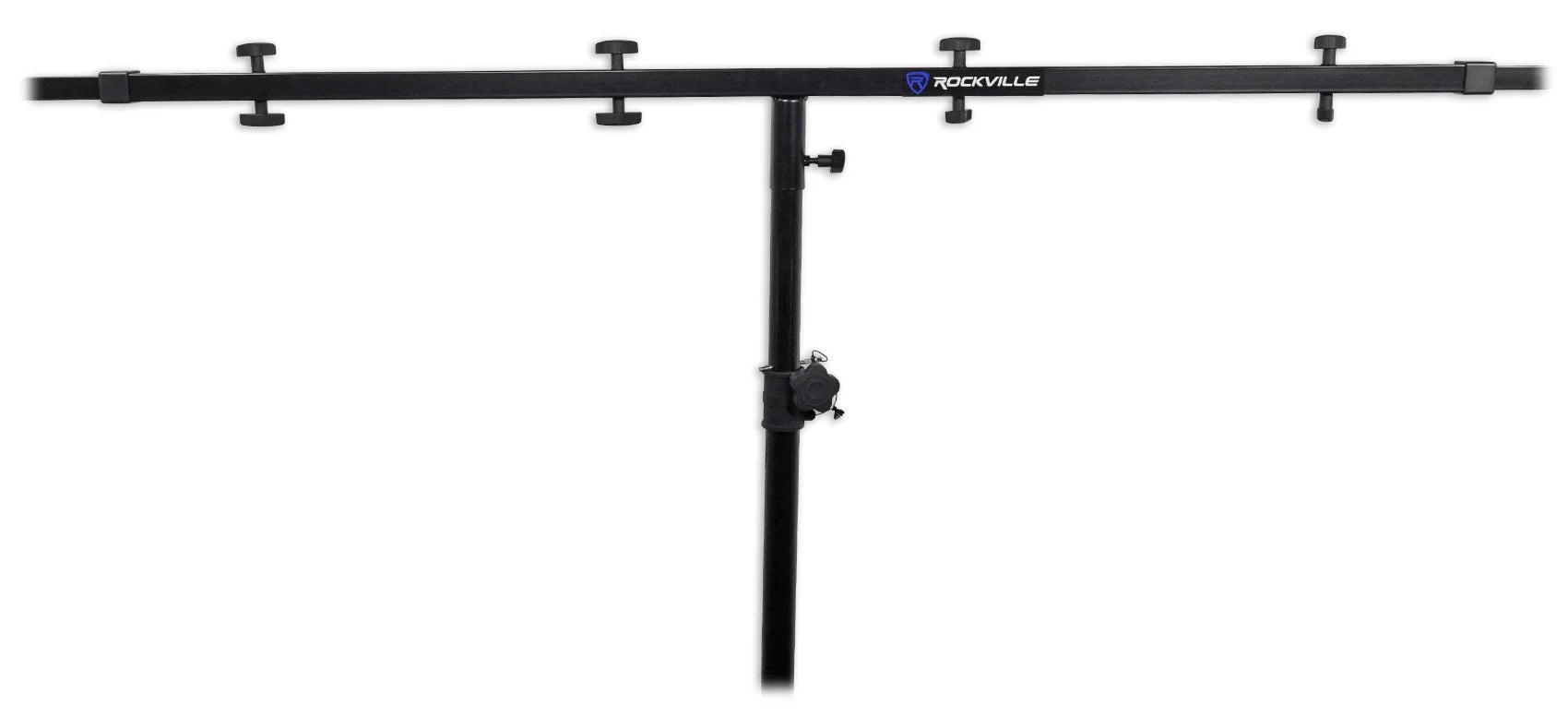 Black Heavy Duty Tripod Pole-Mount Stand with Lighting Cross Bar Q426