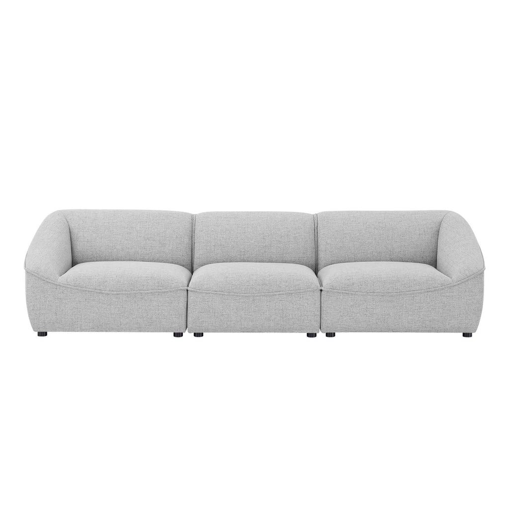 Light Grey Fabric Sofa F1902