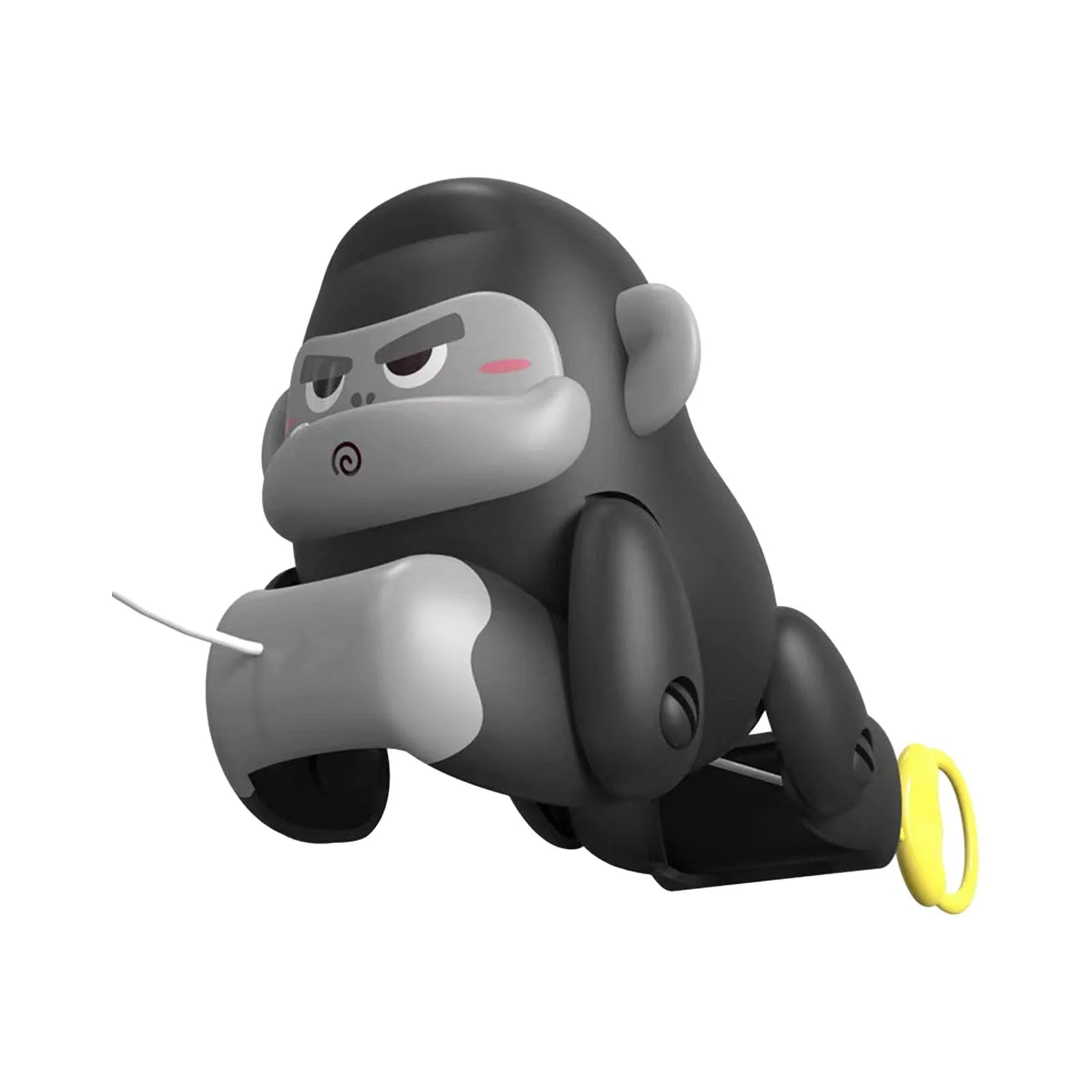 Black and Gray Pull Along Gorilla Toy F798156