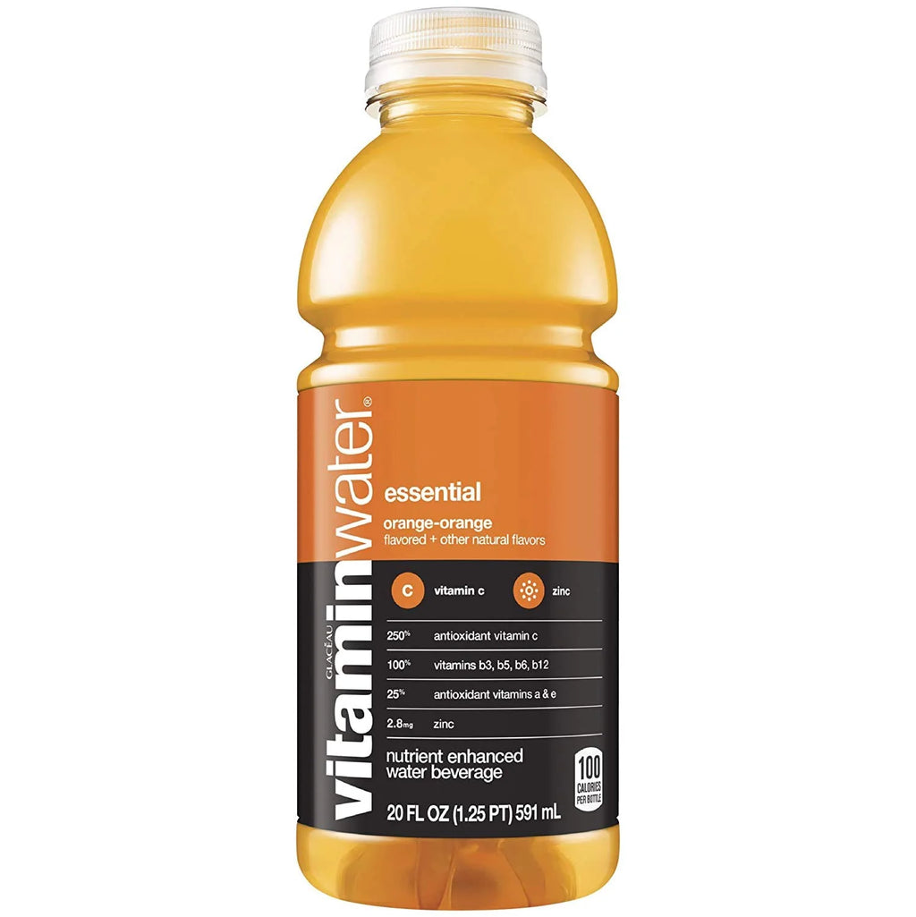 Orange Electrolyte Enhanced Bottled Water, 20-Ounce (Pack Of 6) F18153