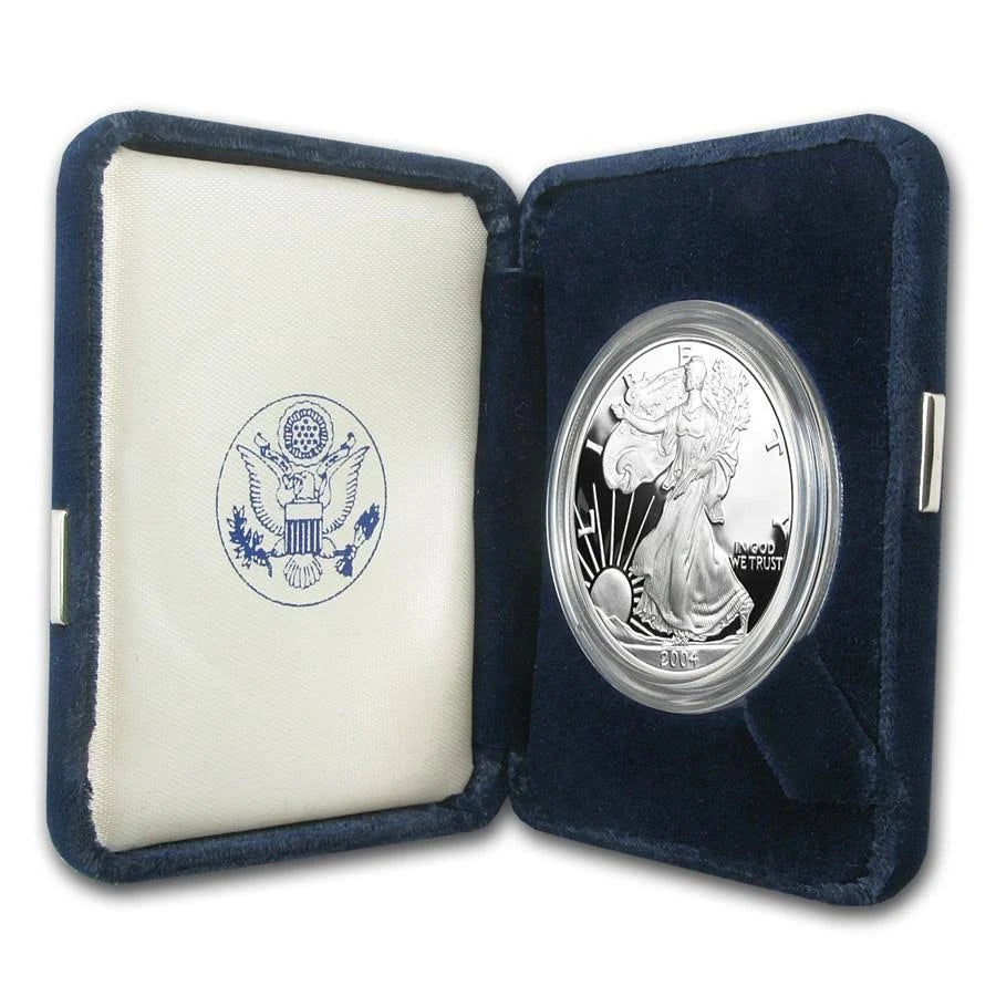 1 oz Proof Silver American Eagle with Box & COA T424