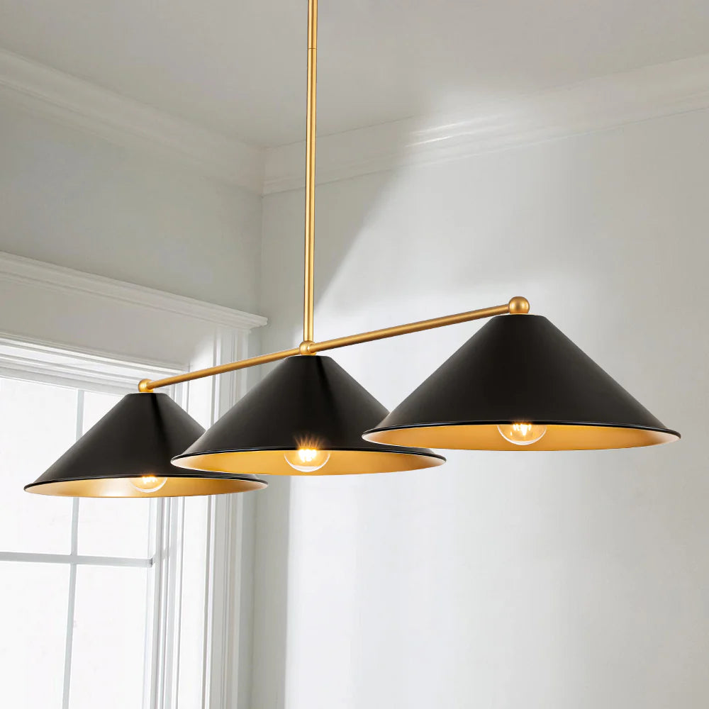 3-Light Industrial Linear Pendant A33769