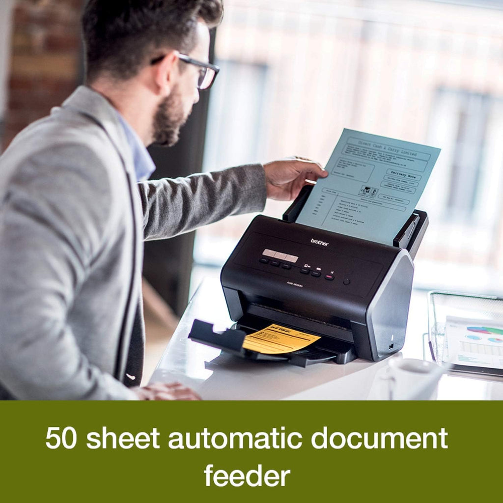 Black Network Document Scanner L15779