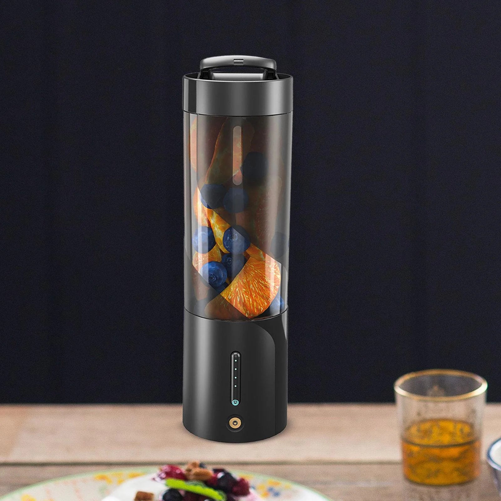 Black Portable Handheld Electric Juicer Blender U647