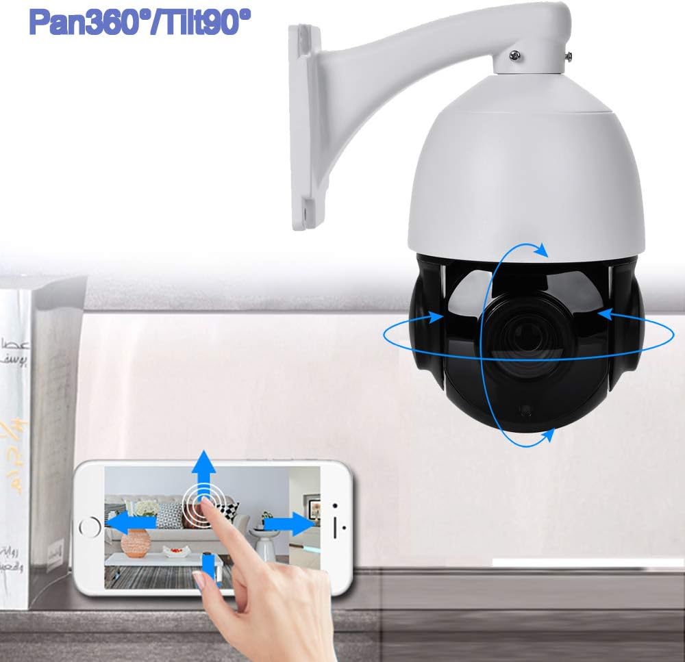 4K PTZ 8MP Security Camera with 30x Optical Zoom and Night Vision G5636