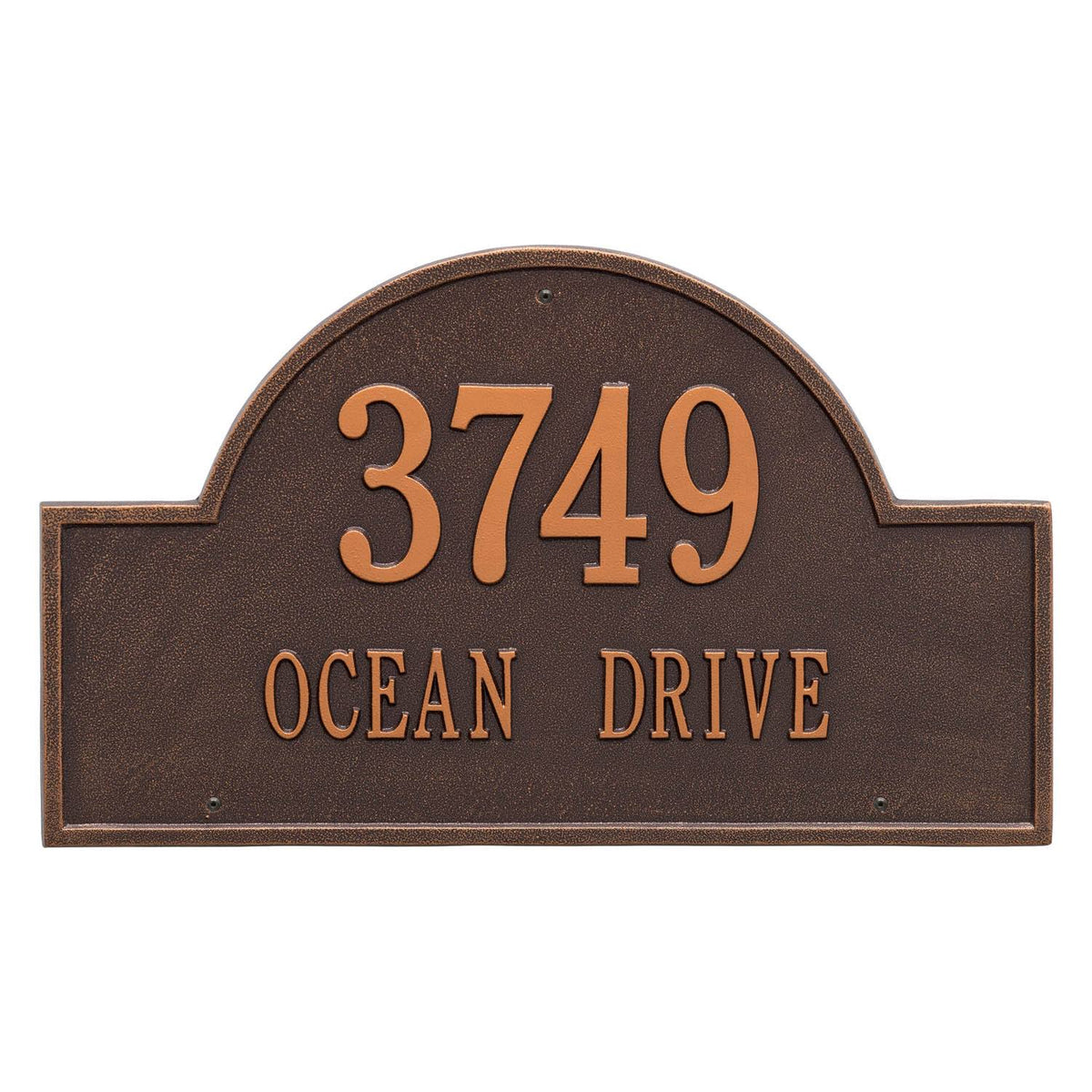 Antique Copper Arch Marker F102