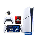 PlayStation 5 Slim Disc Edition Call of Duty Modern Warfare III Bundle with Portal Remote Player and Mytrix 8K HDMI Ultra High Speed Cable - PS5 1TB PCIe SSD Gaming Console F788417