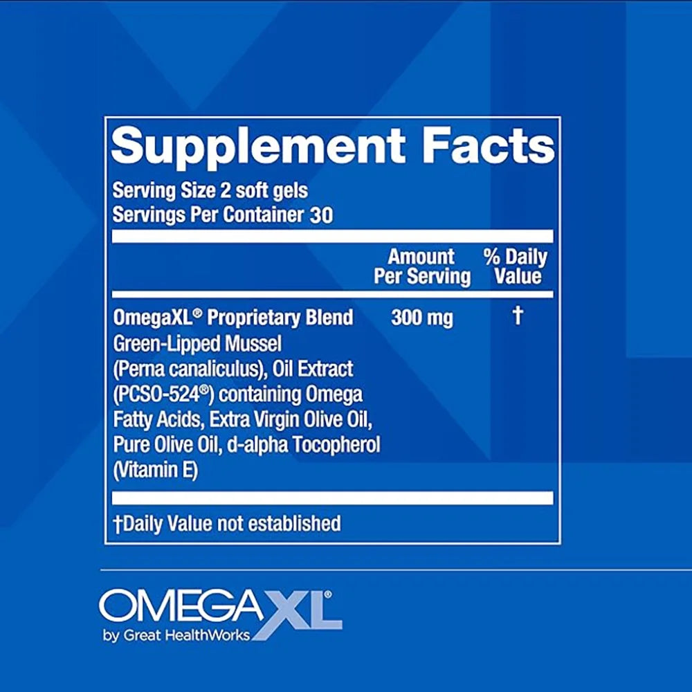 60 Softgels with Green Lipped Mussel Extract V7790