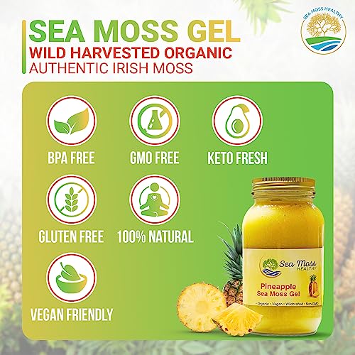Wild Harvested Organic Irish Sea Moss Gel (Mango) Q765