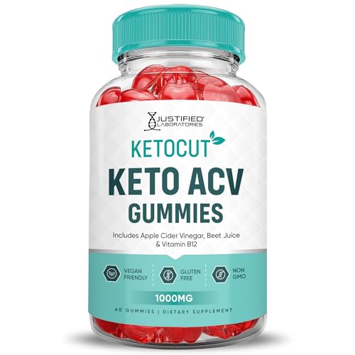 Keto ACV Gummies 1000MG Apple Cider Vinegar with Pomegranate Beet Juice Powder B12 Vegan Non GMO 60 Gummies E28091