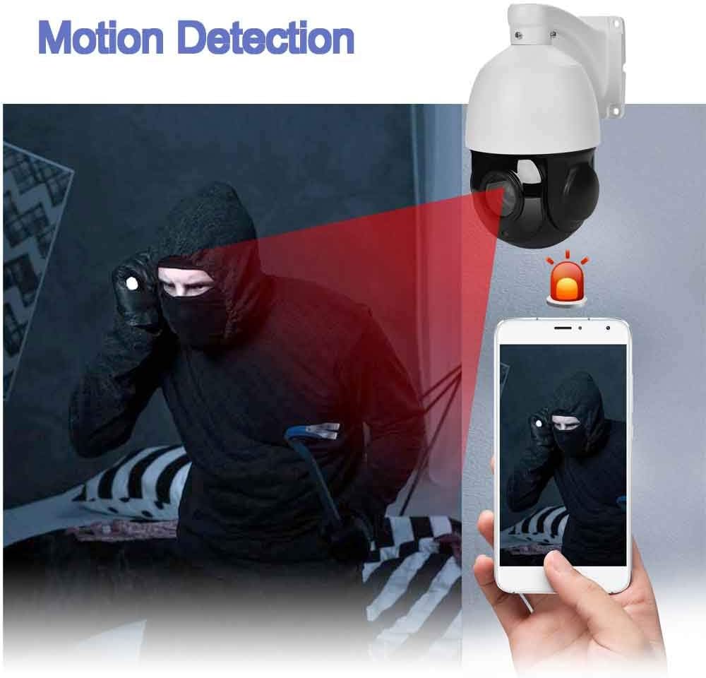 4K PTZ 8MP Security Camera with 30x Optical Zoom and Night Vision G5636